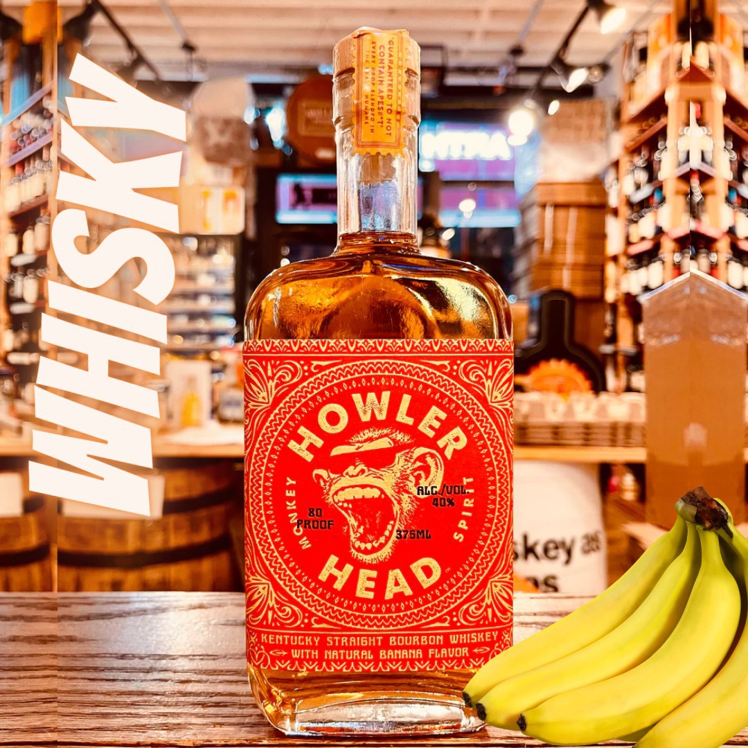 Whiskey Howler Head Banana Bourbon 750ml