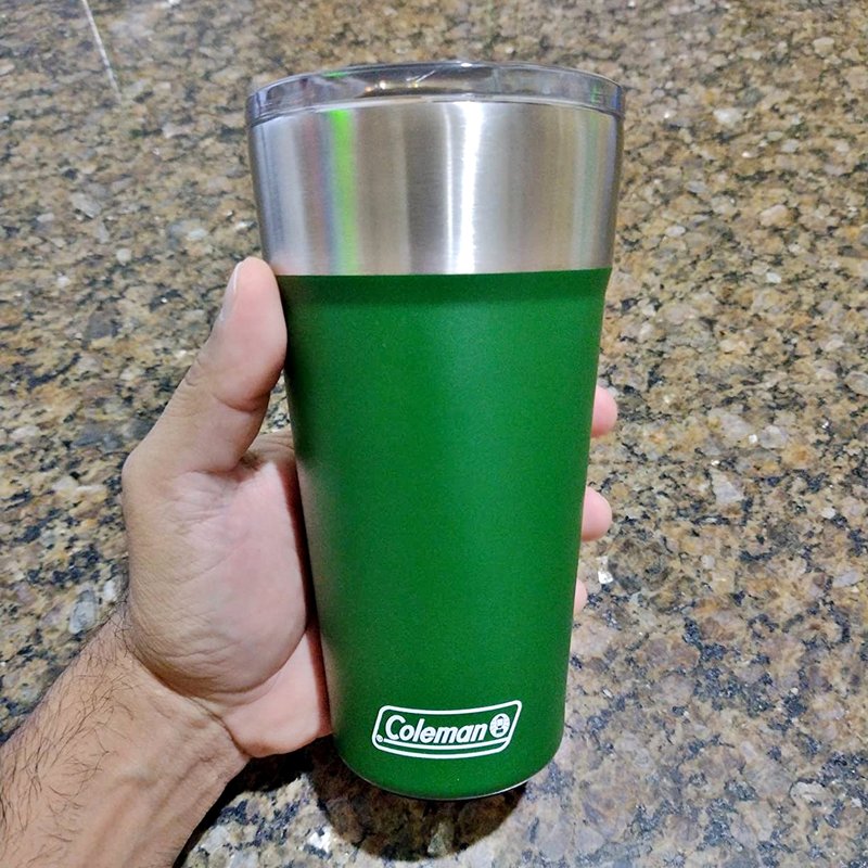 Copo Térmico com Tampa 600ml Verde Coleman