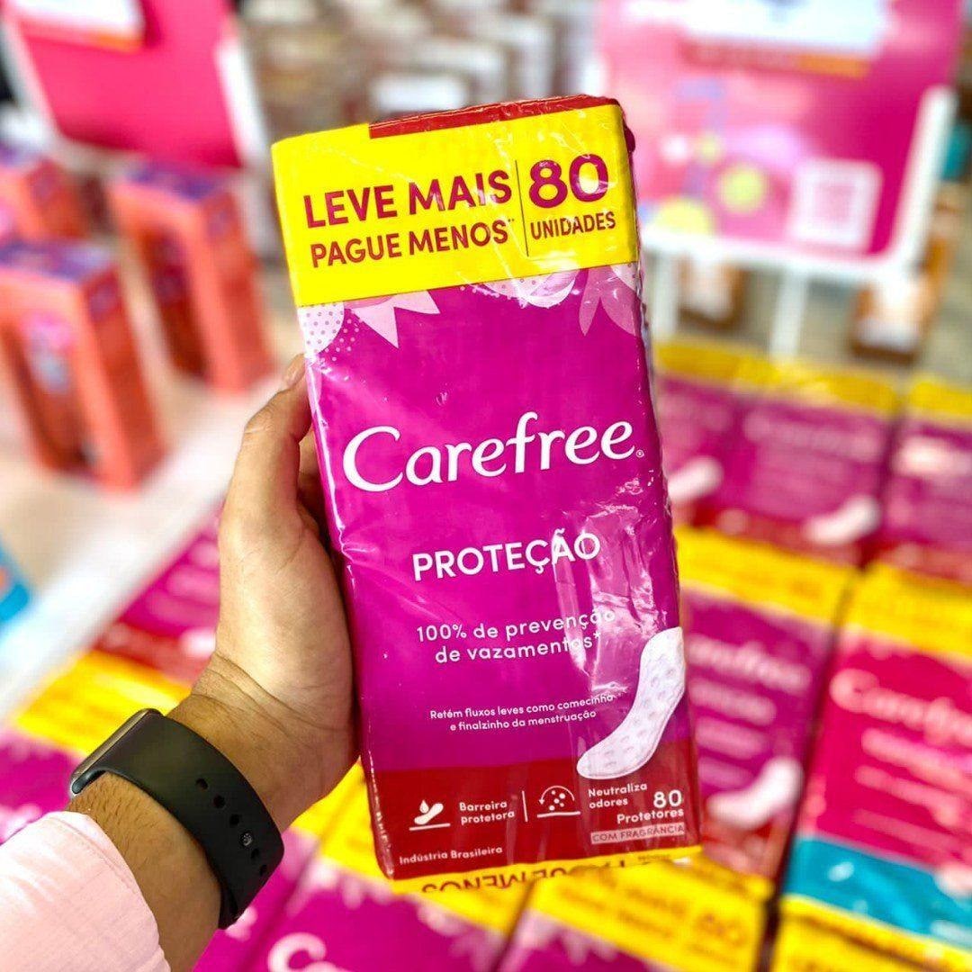 CAREFREE Protetor Diário Proteção Com Fragrância 80 unidades