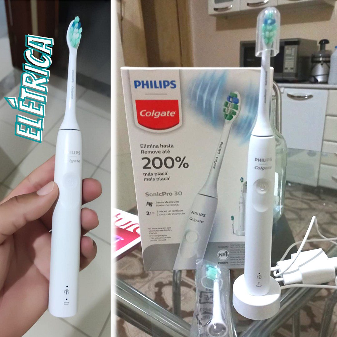 Colgate Escova De Dente Elétrica Philips Sonic Pro 30 | Recarregável E Bivolt