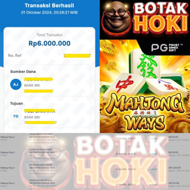 SELAMAT KEPADA ID XXXX JACKPOT PERMAINAN MAHJONG WAYS 2 PG SOFT DI WEB BOTAKHOKI
