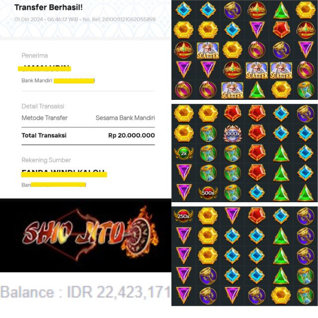 SELAMAT KEPADA ID XXXX JACKPOT PERMAINAN GATES OF OLYMPUS PRAGMATIC PLAY DI WEB SHIOJITU