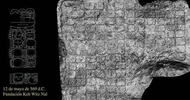123 Glifi Maya trovati su un'enorme Lastra di Pietra rivelano i Segreti di una Città Perduta 2 dE80091