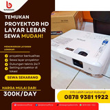Proyektor HD, Layar Lebar, Sewa Mudah!