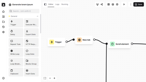 undefined A browser extension for automating your browser by connecting blocks