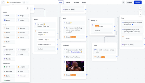 💬 Typebot is a powerful chatbot builder that you can self-host.