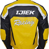 Leather Verse Mens ijiek Biker Jacket Yellow Chuck Greene Motorcyle Leather Jacket 0 (1)
