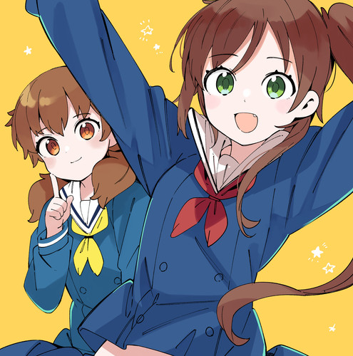  chikura shizuru and hoshi nadeshiko shuumatsu train doko e iku drawn by namo goodbyetears 650410f5a.jpg