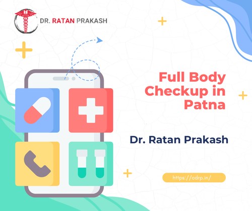 Dr. Ratan Prakash conducts thorough full body checkup in Patna, ensuring comprehensive health assessments and personalized medical advice for optimal well-being. Know more https://cdrp.in/full-body-checkup-in-patna/