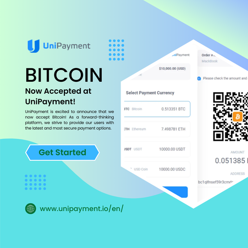 Bitcoin Now Accepted at UniPayment.png