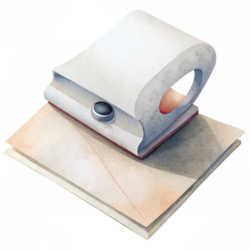 papier mit einem locher lochen.png