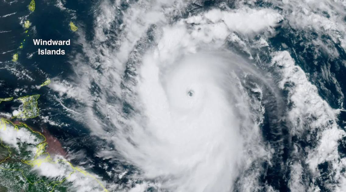 Uragano Bery: un Pericolo che sta per colpire le isole del Mar dei Caraibi