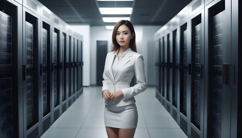 beautuiful woman full body wallpaper with server room background 2.jpg