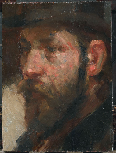Maarel, Marinus van der Портрет арт дилера E.J. van Wisselingh (1848 1912), 1912, 33,3 cm х 24,6 cm,