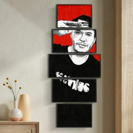 Kit 5 Quadros Decorativos Charlie Brown.jpg