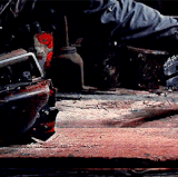 get ready kill chainsaw loadinkg gun.gif