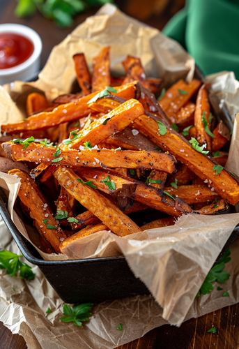 dterox A basket of crispy sweet potato fries with ketchup on 0c495e0c 6261 470a 8ebf 682b070e13af 3.png