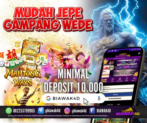 BIAWAK4D: Daftar Situs Slot Depo 10k 20k 30k Mudah Menang Maxwin