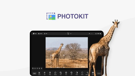 undefined Photokit’s photo editor comes packed with tons of great features to help you perfect your photos.