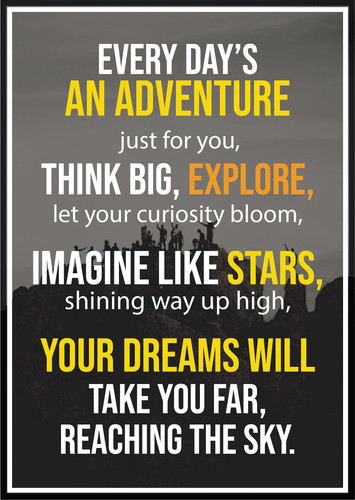 Make Everyday an Adventure Quote with Dream Big Motivational Frame.jpg