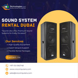 Dubai’s Leading Sound System Rental for Any Event