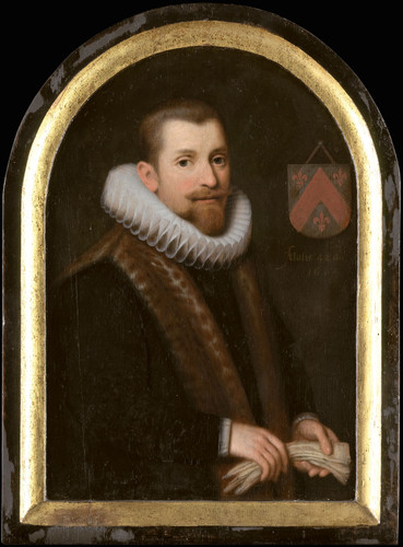 Engelsz, Cornelis Floris Gerritsz Overrijn van Schoterbosch, 1604, 39 cm х 29 cm, Дерево, масло
