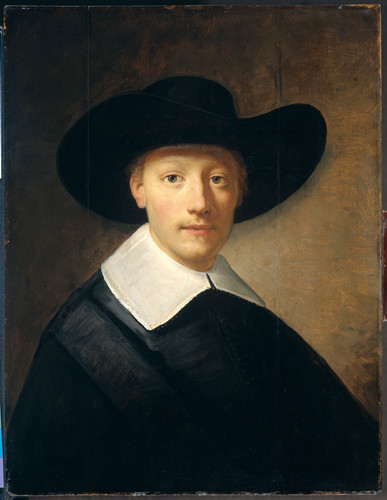 Flinck, Govert Портрет мужчины, известного как Gozen Centen (1611 77), 1640, 65,5 cm х 51 cm, Дерево
