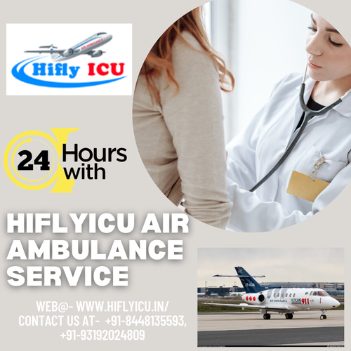 Modern Equipment Hiflyicu Air Ambulance Service in Bikaner.png