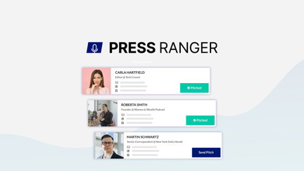 undefined An AI PR tool that makes finding journalists and getting good press automatic