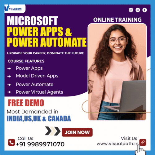 Power Automate Online Training Microsoft Power Apps Course.gif