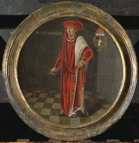 Unknown Карл Смелый, герцог Бургундский, 1499, диаметр 38,5 cm, Дерево, масло