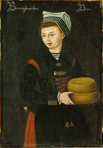 Unknown женщина из Benningbroek, 1574, 42 cm х 29 cm, Дерево, масло