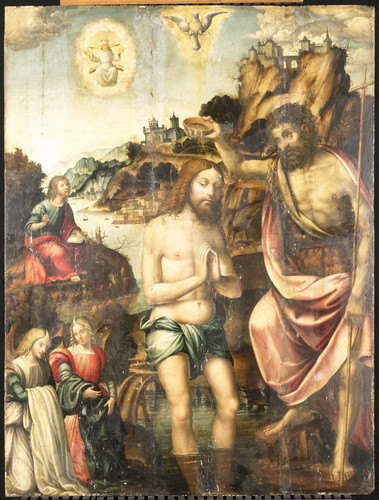 Unknown Крещение Христа, 1549, 150 cm х 115 cm, Дерево, масло
