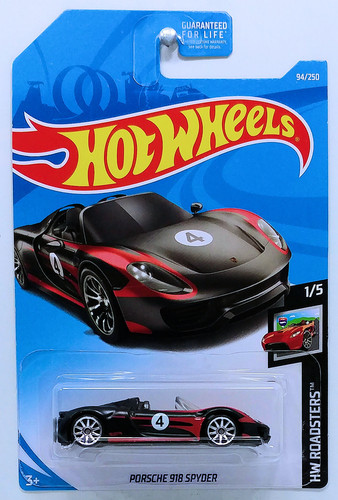 Машинка Hot Wheels Porsche 918 Spyder 2019 Roadsters (#094) FYD27.jpg