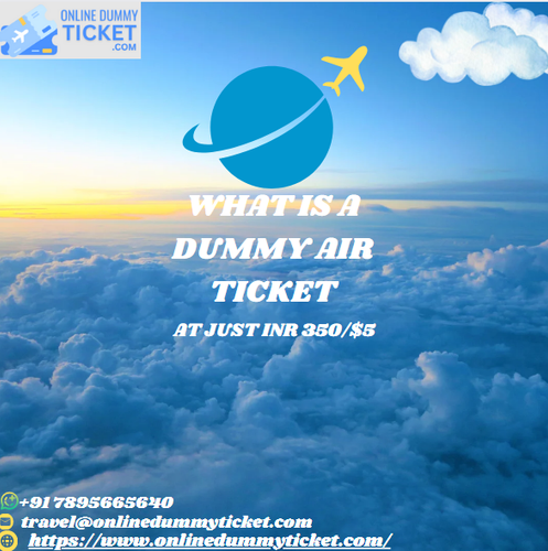 what is adummy air ticket.png