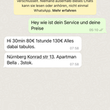 Hure in Nürnberg per WhatsApp Sex ohne Kondom Angeboten und Benjamin Fiegl ist sofort hin und hat ih