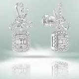 Серьги с бриллиантами E01 ICE 0050