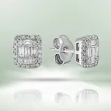 Серьги с бриллиантами E01 ICE 35810