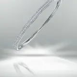Браслет жесткий с бриллиантами V01 ICE 35911