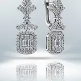 Серьги с бриллиантами E01 ICE 35899