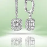 Серьги из золота с бриллиантами E01 ICE 35897