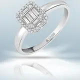 Кольцо с бриллиантами R01 ICE 35810