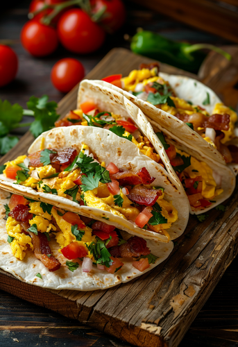 dterox Generate an appealing photo of breakfast tacos showcas 476f15f3 60d7 43b4 8e3c 14bfd3c14e15 3.png