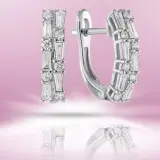 Серьги с бриллиантами E01 ICE 0272