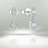 Серьги из золота с бриллиантами E2022 ICE 0025