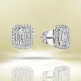 Серьги из золота с бриллиантами E01 ICE 35599