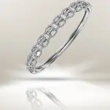 Браслет жесткий с бриллиантами V2022 ICE 0017
