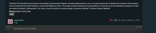 FOTO ÁLBUM PASO 3 SI SE QUIERE SE LE PONE UNA DESCRIPCIÓN O DEDICATORIA, LO QUE QUERÁIS DECIR. ETC..jpg