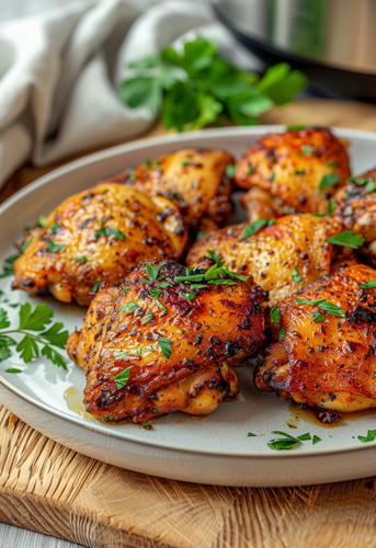 dterox A plate of perfectly cooked chicken thighs perfectly c 72f335a3 0985 48a1 b592 2bb420ae0c61 0.png