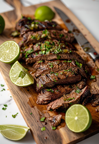 dterox Sliced marinated carne asada on a wooden board with a 0f4f6450 e1b3 400b 9c3e db27c1e800e9 1.png